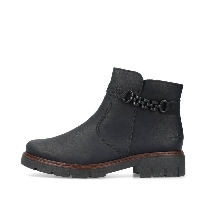 Rieker Artikelnummer Z3566-00 Rieker Damen Kurzstiefel nachtschwarz