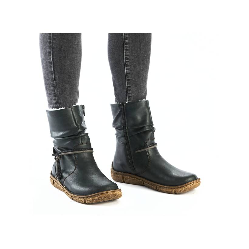 Rieker Artikelnummer Z3774-54 Rieker Damen Kurzstiefel Türkis
