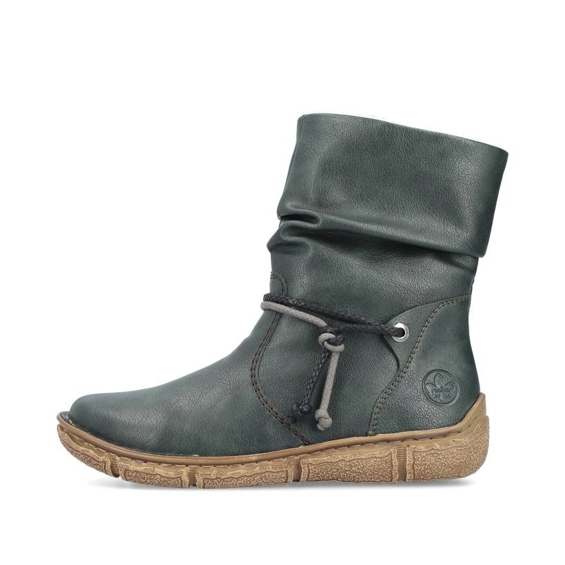 Rieker Artikelnummer Z3774-54 Rieker Damen Kurzstiefel türkis