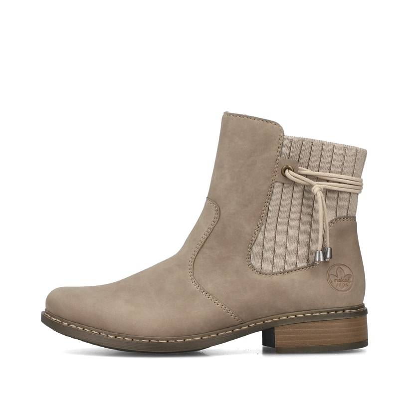 Rieker Artikelnummer Z4162-64 Rieker Damen Kurzstiefel braunbeige