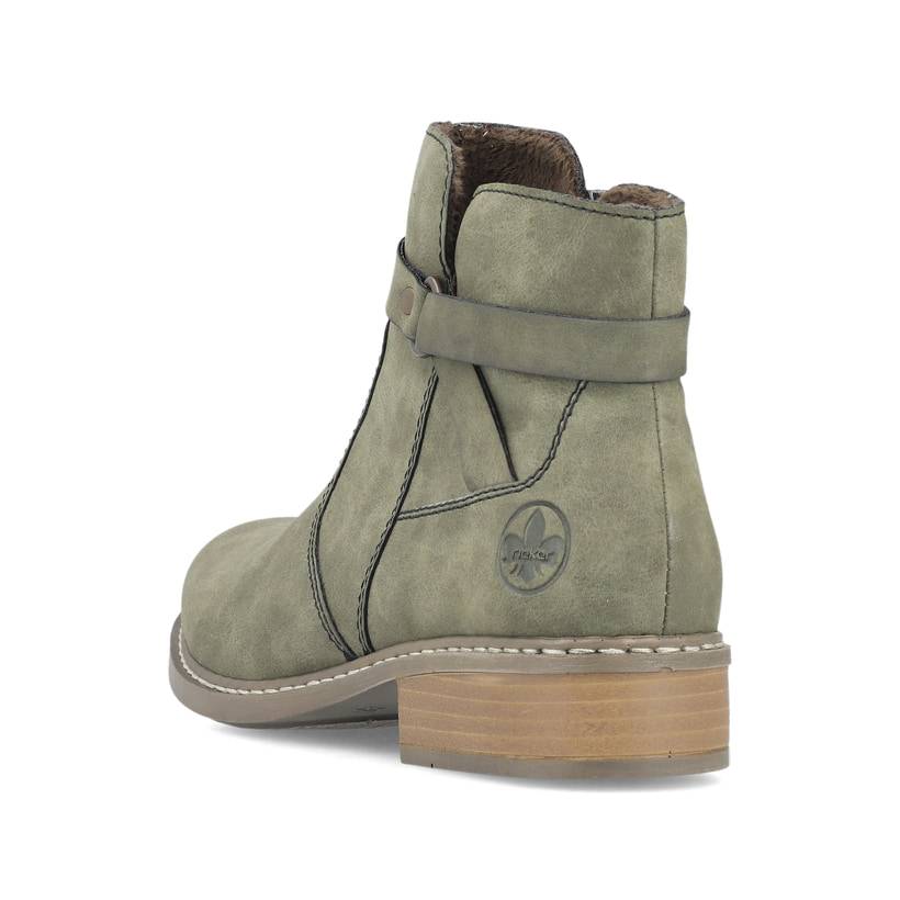 Rieker Artikelnummer Z4167-54 Rieker Damen Kurzstiefel Laubgrün