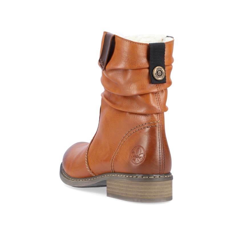 Rieker Artikelnummer Z4180-22 Rieker Damen Kurzstiefel Karamellbraun