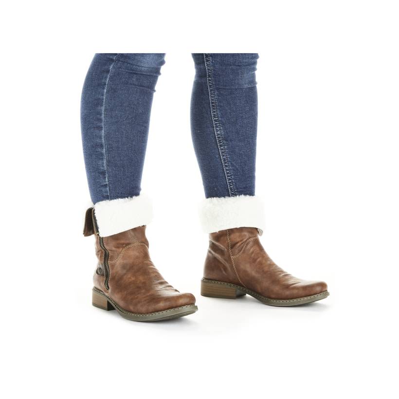 Rieker Artikelnummer Z4182-24 Rieker Damen Kurzstiefel Kastanienbraun