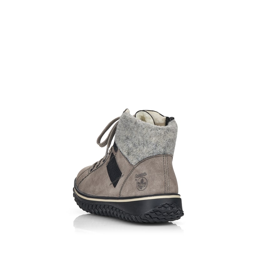 Rieker Artikelnummer Z4230-40 Rieker Damen Schnürstiefel Felsengrau