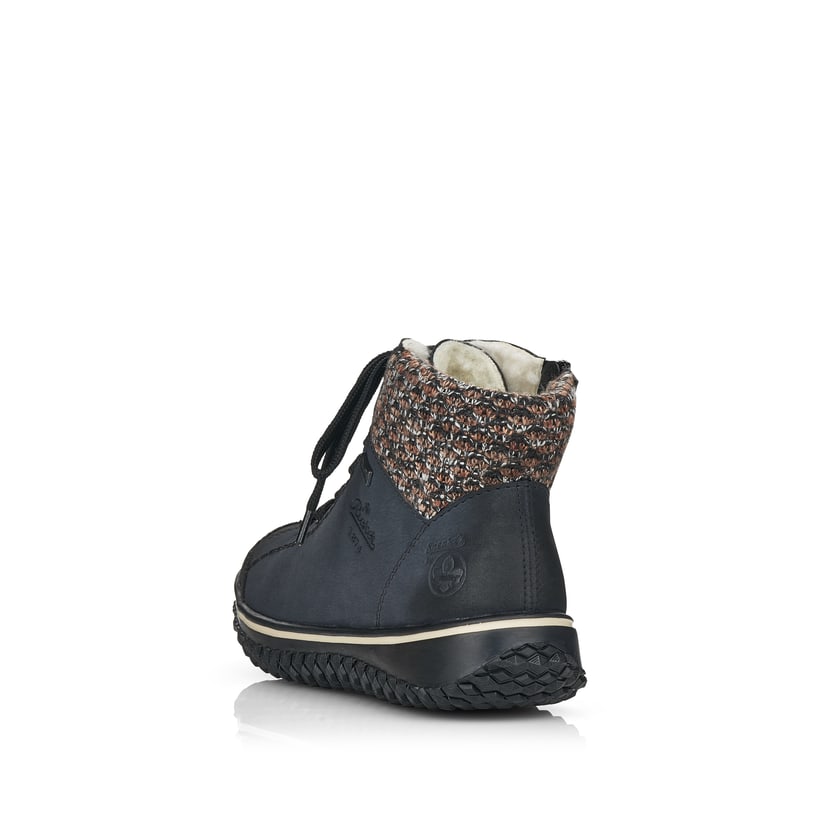 Rieker Artikelnummer Z4243-14 Rieker Damen Schnürschuhe Dunkelblau
