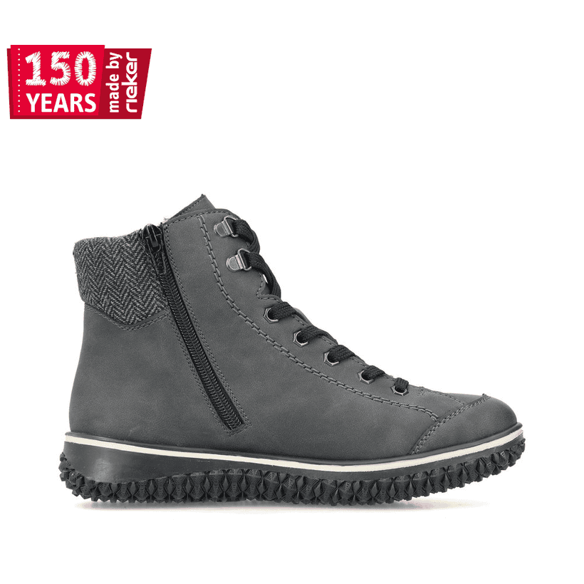 Rieker Artikelnummer Z4251-45 Rieker Damen Schnürstiefel Carbongrau