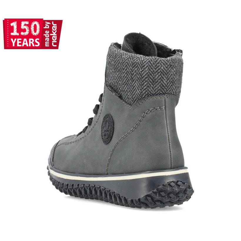 Rieker Artikelnummer Z4251-45 Rieker Damen Schnürstiefel Carbongrau