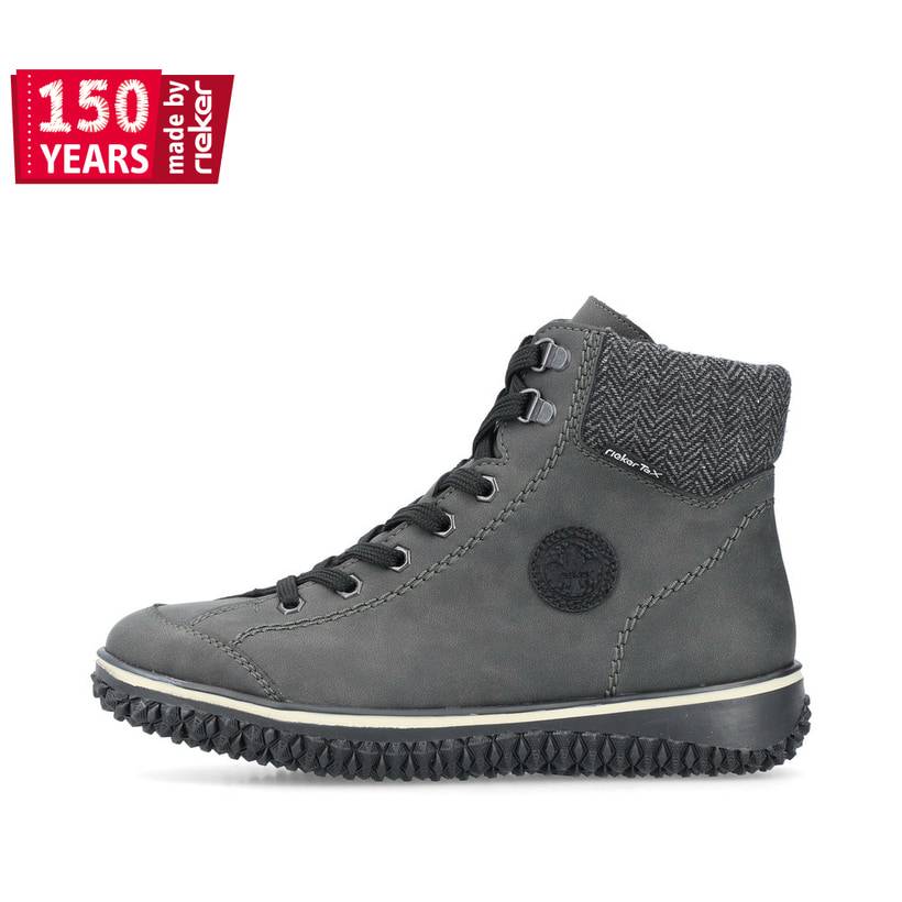 Rieker Artikelnummer Z4251-45 Rieker Damen Schnürstiefel Carbongrau