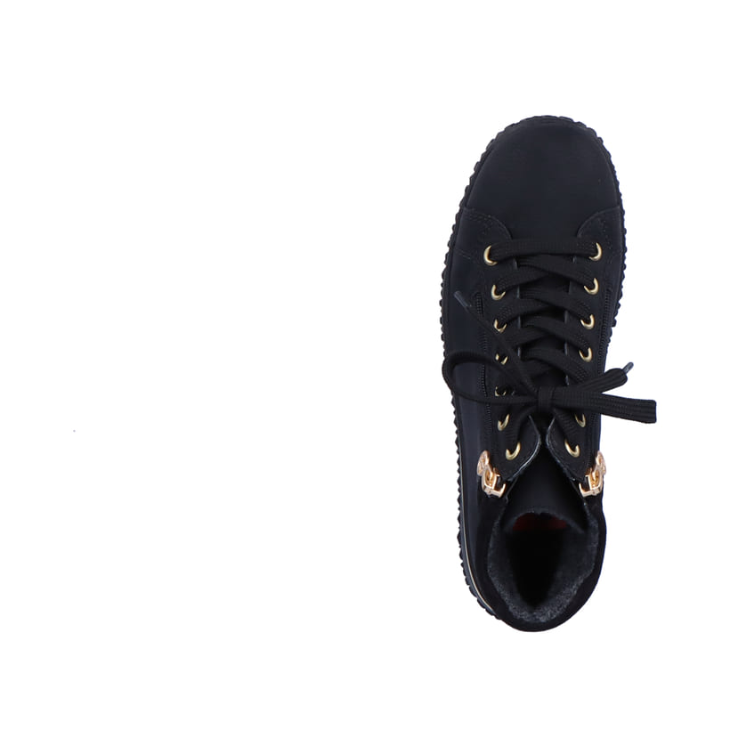 Rieker Artikelnummer Z4263-00 Rieker Damen Schnürschuhe Tiefschwarz