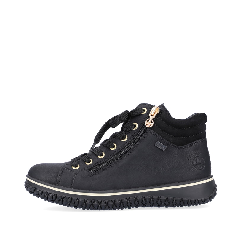 Rieker Artikelnummer Z4263-00 Rieker Damen Schnürschuhe tiefschwarz