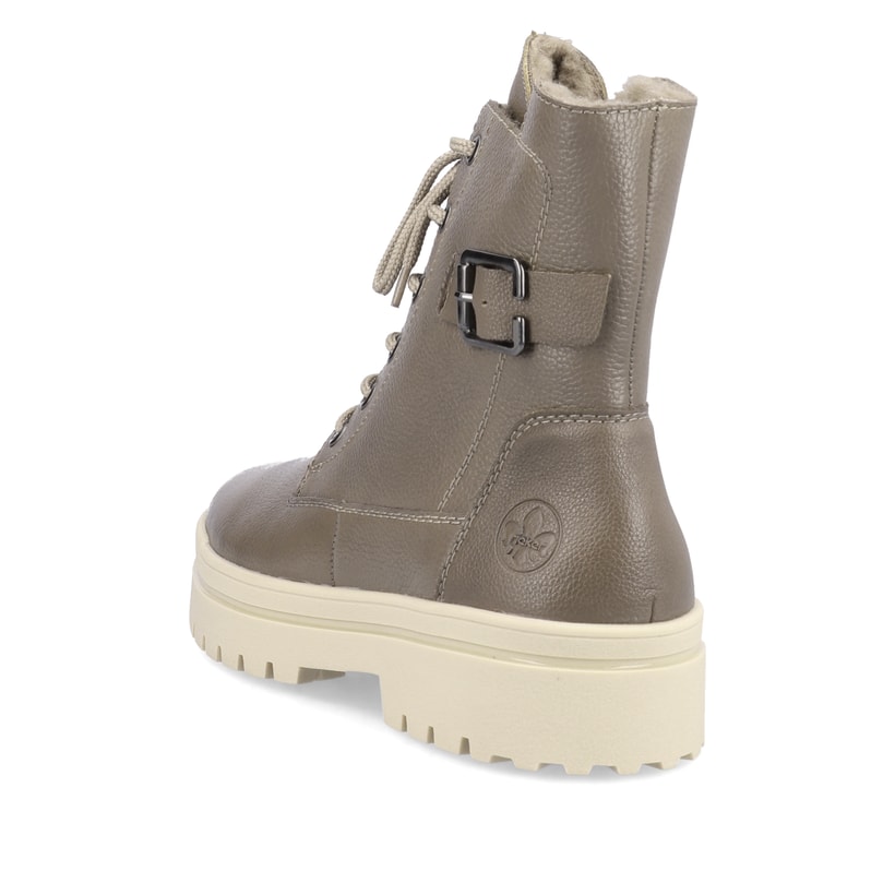 Rieker Artikelnummer Z4402-24 Rieker Damen Schnürstiefel Asphaltgrau