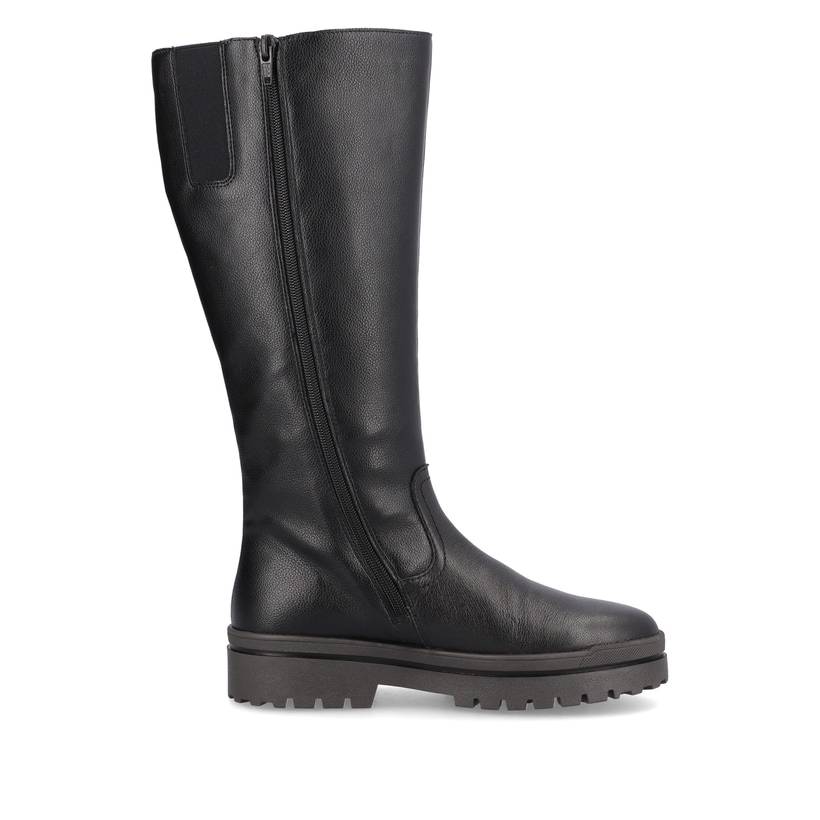 Rieker Artikelnummer Z4460-00 Rieker Damen Hochschaftstiefel Nachtschwarz