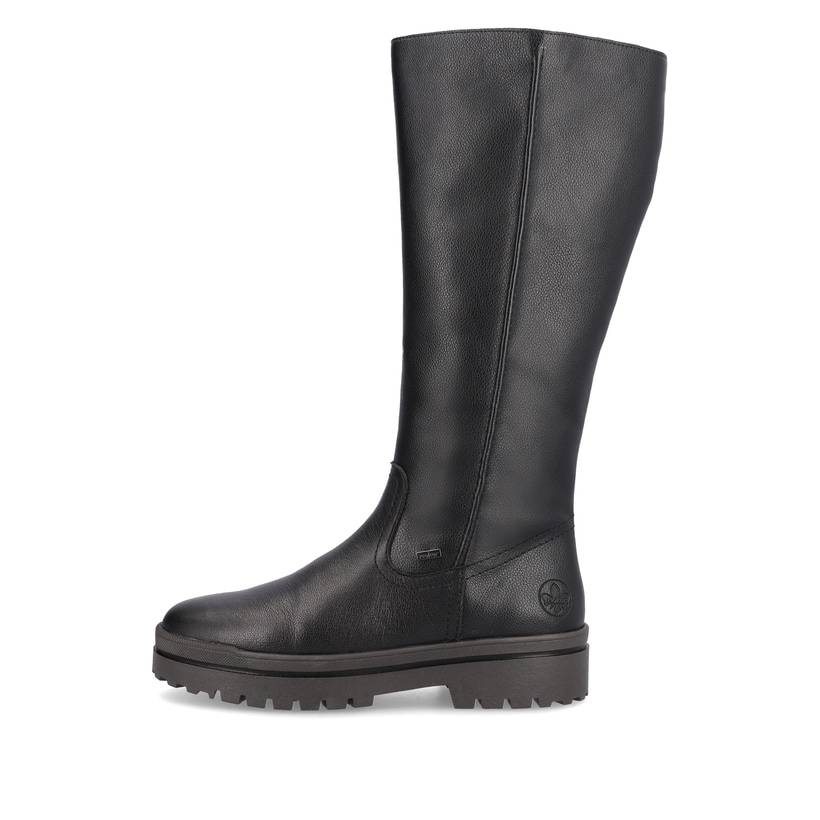 Rieker Artikelnummer Z4460-00 Rieker Damen Hochschaftstiefel Nachtschwarz