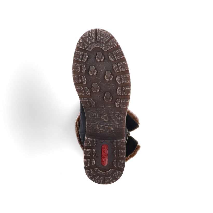 Rieker Artikelnummer Z4751-00 Rieker Damen Hochschaftstiefel Nachtschwarz