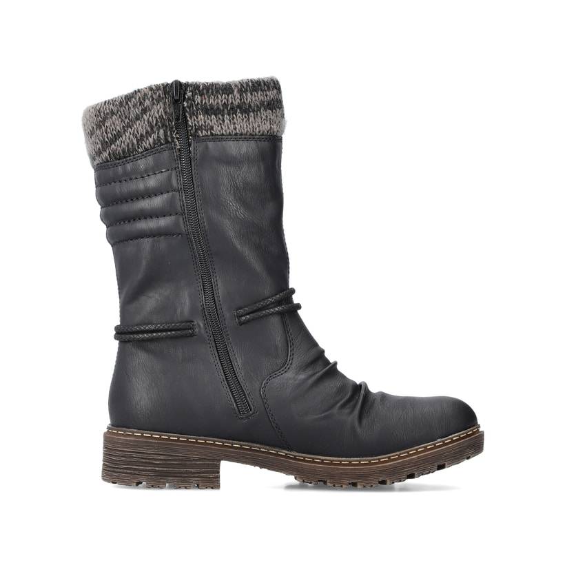 Rieker Artikelnummer Z4755-00 Rieker Damen Kurzstiefel Tiefschwarz