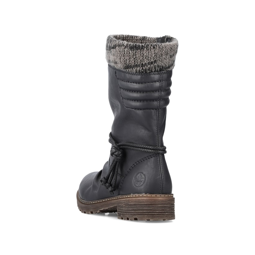 Rieker Artikelnummer Z4755-00 Rieker Damen Kurzstiefel Tiefschwarz
