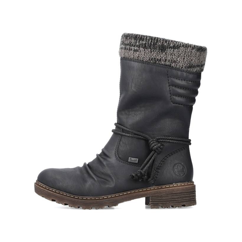 Rieker Artikelnummer Z4755-00 Rieker Damen Kurzstiefel tiefschwarz