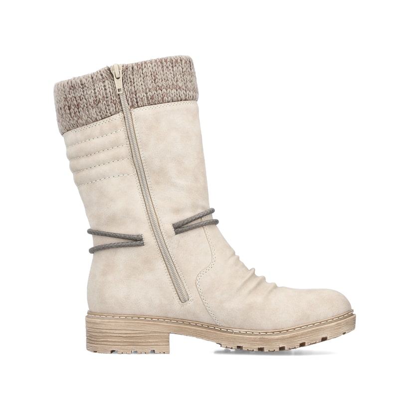 Rieker Artikelnummer Z4755-60 Rieker Damen Kurzstiefel Graubeige