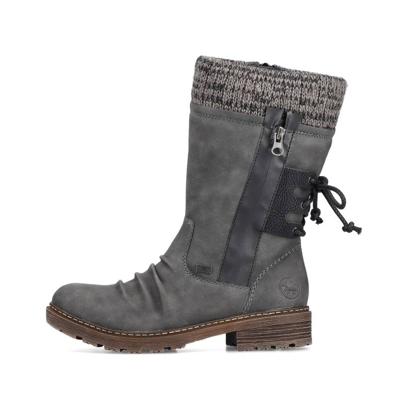 Rieker Artikelnummer Z4756-45 Rieker Damen Kurzstiefel granitgrau