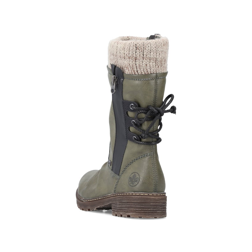 Rieker Artikelnummer Z4756-55 Rieker Damen Kurzstiefel Khakigrün