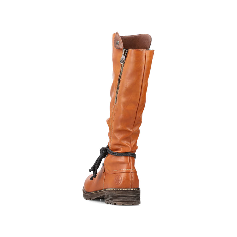 Rieker Artikelnummer Z4758-24 Rieker Damen Hochschaftstiefel Karamellbraun