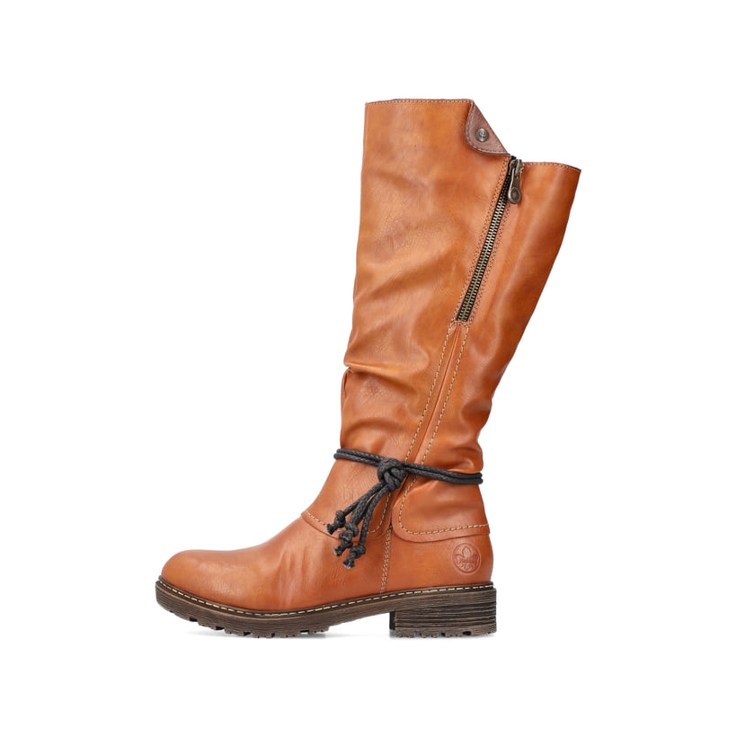 Rieker Artikelnummer Z4758-24 Rieker Damen Hochschaftstiefel karamellbraun