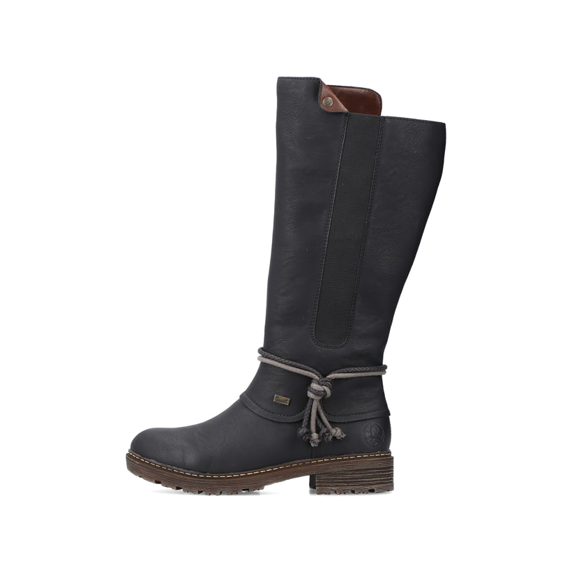 Rieker Artikelnummer Z4774-00 Rieker Damen Hochschaftstiefel tiefschwarz