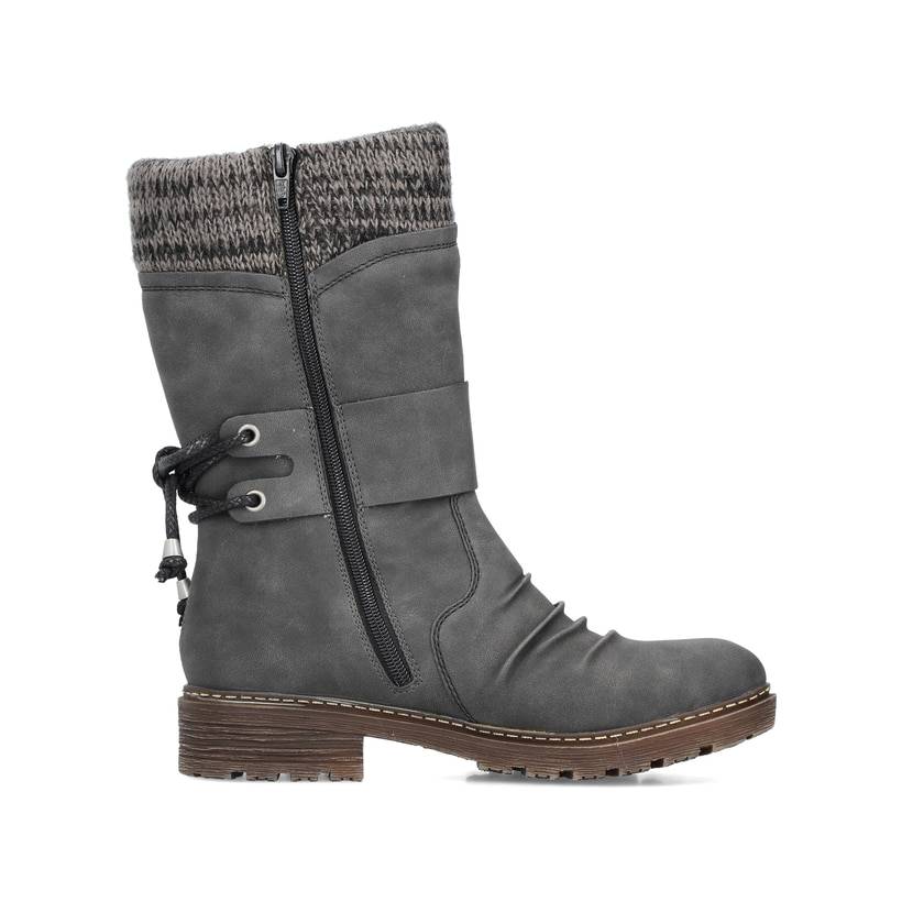 Rieker Artikelnummer Z4783-45 Rieker Damen Kurzstiefel Anthrazit