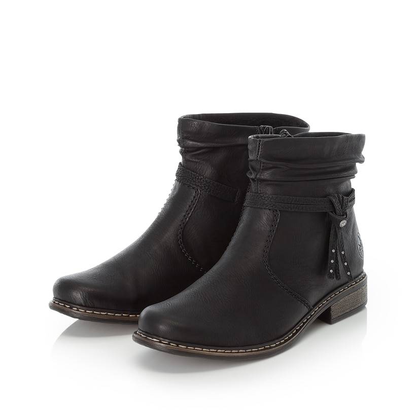 Rieker Artikelnummer Z4953-00 Rieker Damen Kurzstiefel tiefschwarz