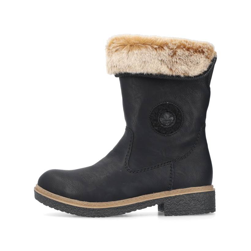 Rieker Artikelnummer Z5054-00 Rieker Damen Hochschaftstiefel mitternachtsschwarz