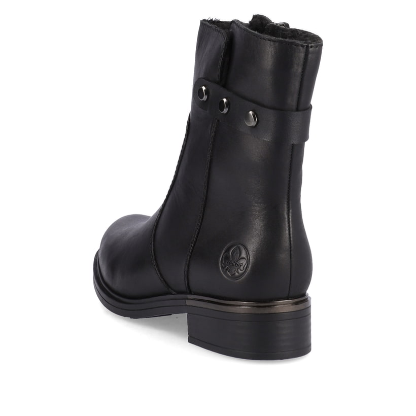 Rieker Artikelnummer Z5351-00 Rieker Damen Kurzstiefel Nachtschwarz