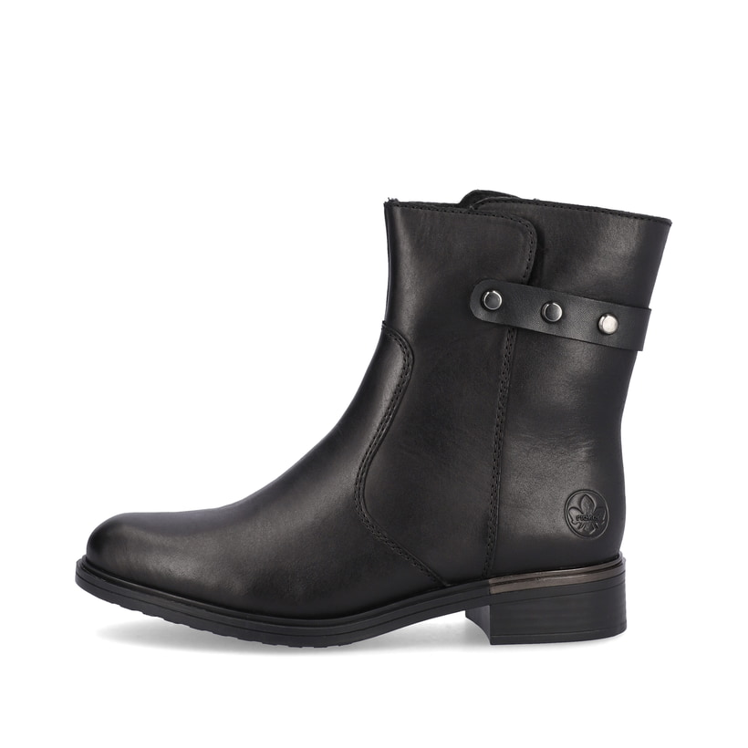 Rieker Artikelnummer Z5351-00 Rieker Damen Kurzstiefel nachtschwarz