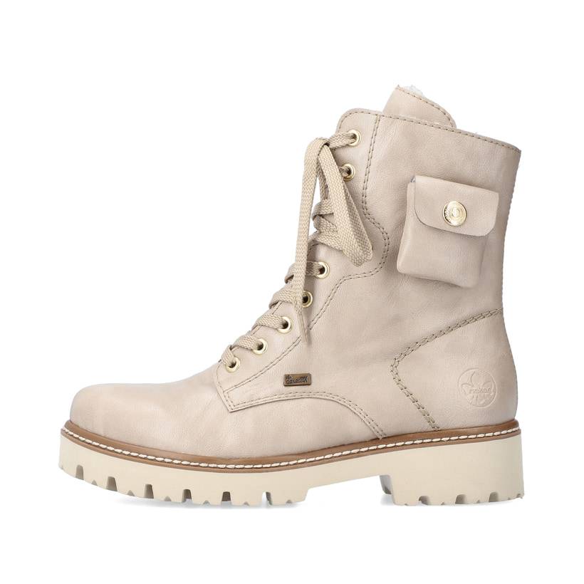 Rieker Artikelnummer Z5711-62 Rieker Damen Biker Boots Hellbeige