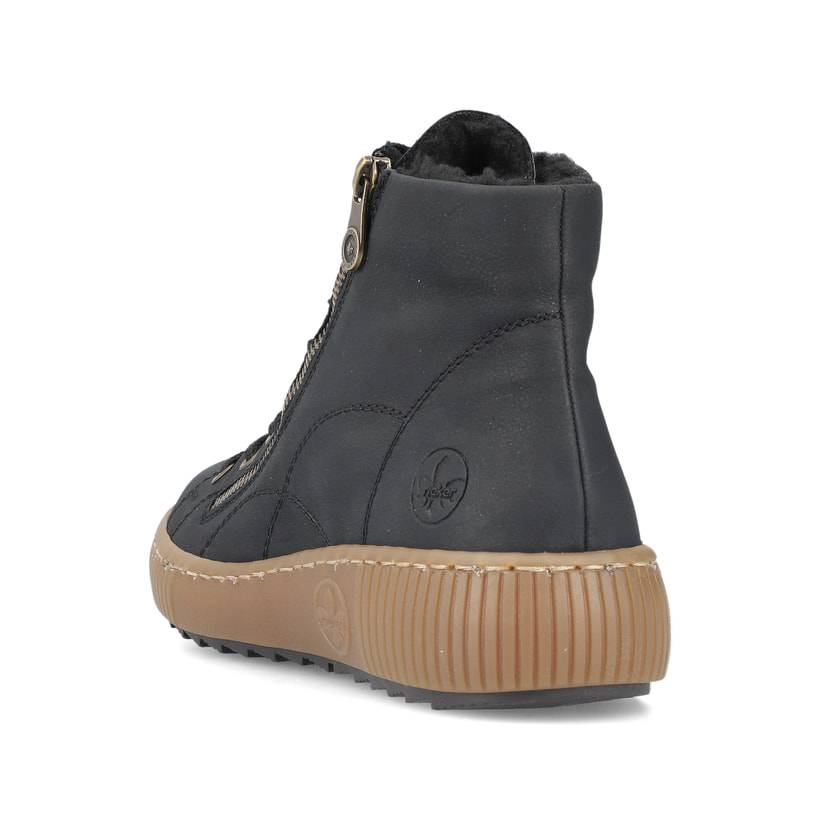 Rieker Artikelnummer Z6610-00 Rieker Damen Schnürschuhe Carbonschwarz