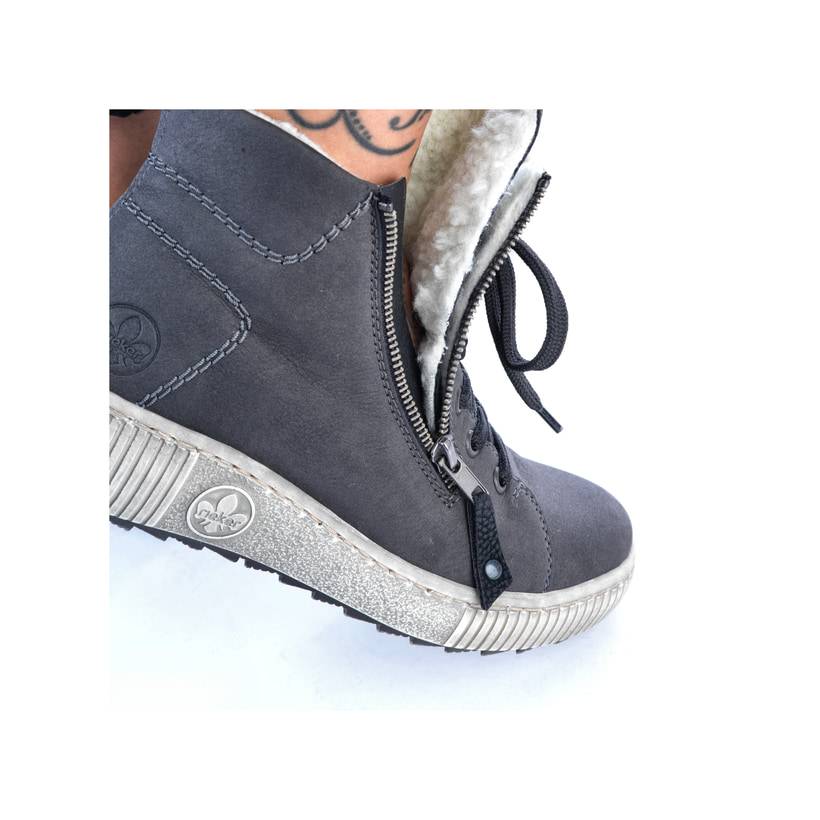 Rieker Artikelnummer Z6611-45 Rieker Damen Schnürschuhe Anthrazit