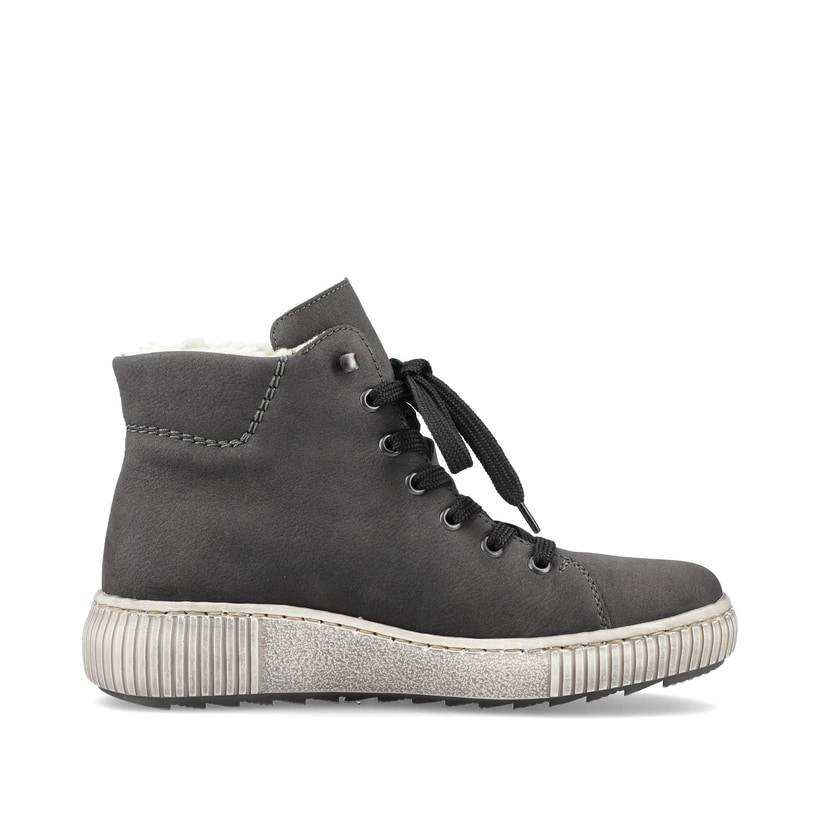 Rieker Artikelnummer Z6611-45 Rieker Damen Schnürschuhe Anthrazit