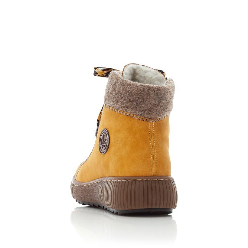 Rieker Artikelnummer Z6633-68 Rieker Damen Schnürstiefel Sonnengelb