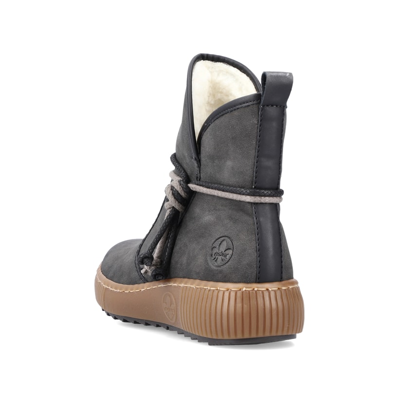 Rieker Artikelnummer Z6662-45 Rieker Damen Kurzstiefel Granitgrau