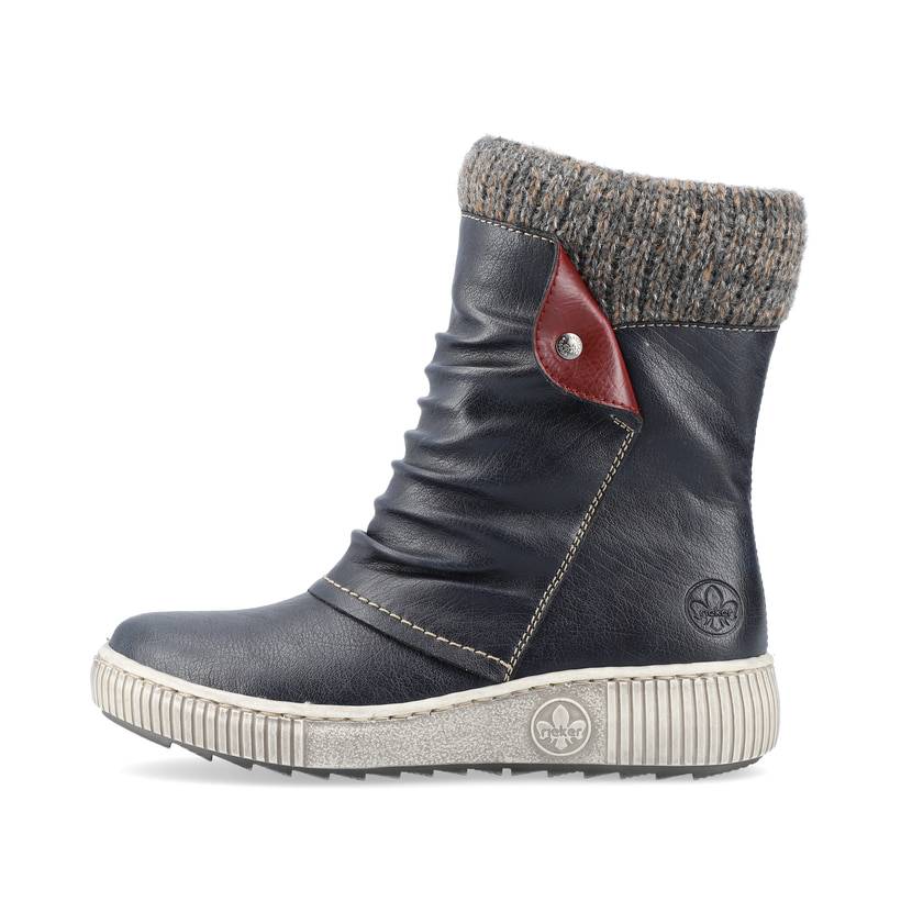 Rieker Artikelnummer Z6693-14 Rieker Damen Kurzstiefel königsblau