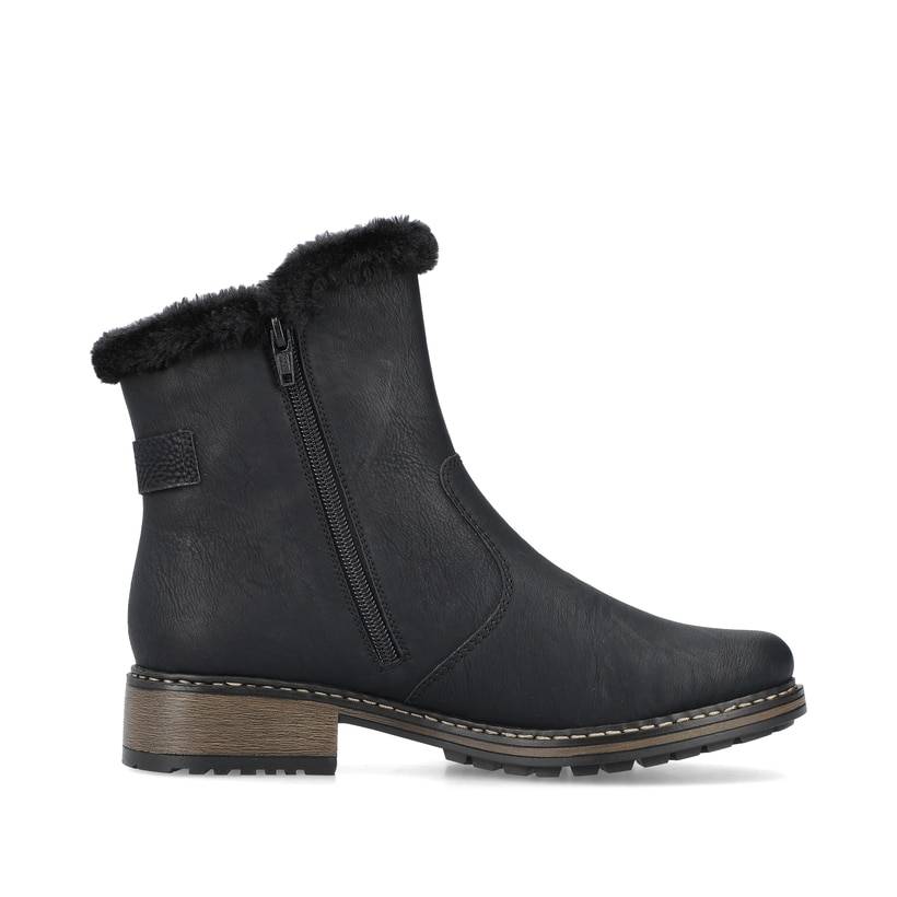 Rieker Artikelnummer Z6862-00 Rieker Damen Kurzstiefel Tiefschwarz