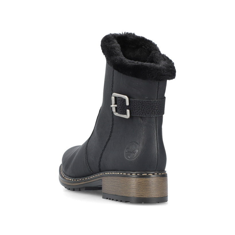 Rieker Artikelnummer Z6862-00 Rieker Damen Kurzstiefel Tiefschwarz