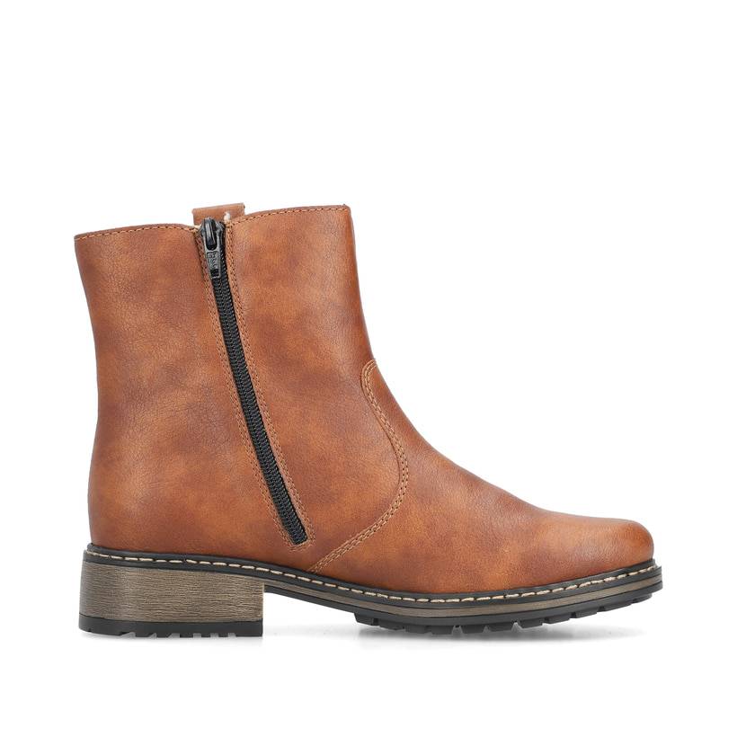 Rieker Artikelnummer Z6871-24 Rieker Damen Kurzstiefel Fuchsbraun