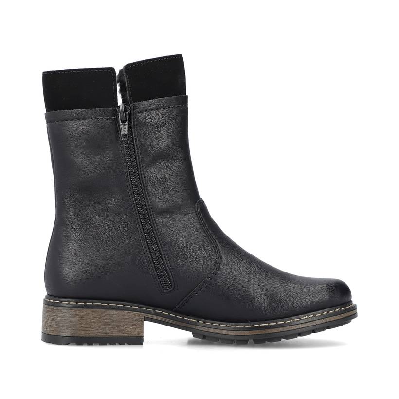 Rieker Artikelnummer Z6880-00 Rieker Damen Kurzstiefel Tiefschwarz