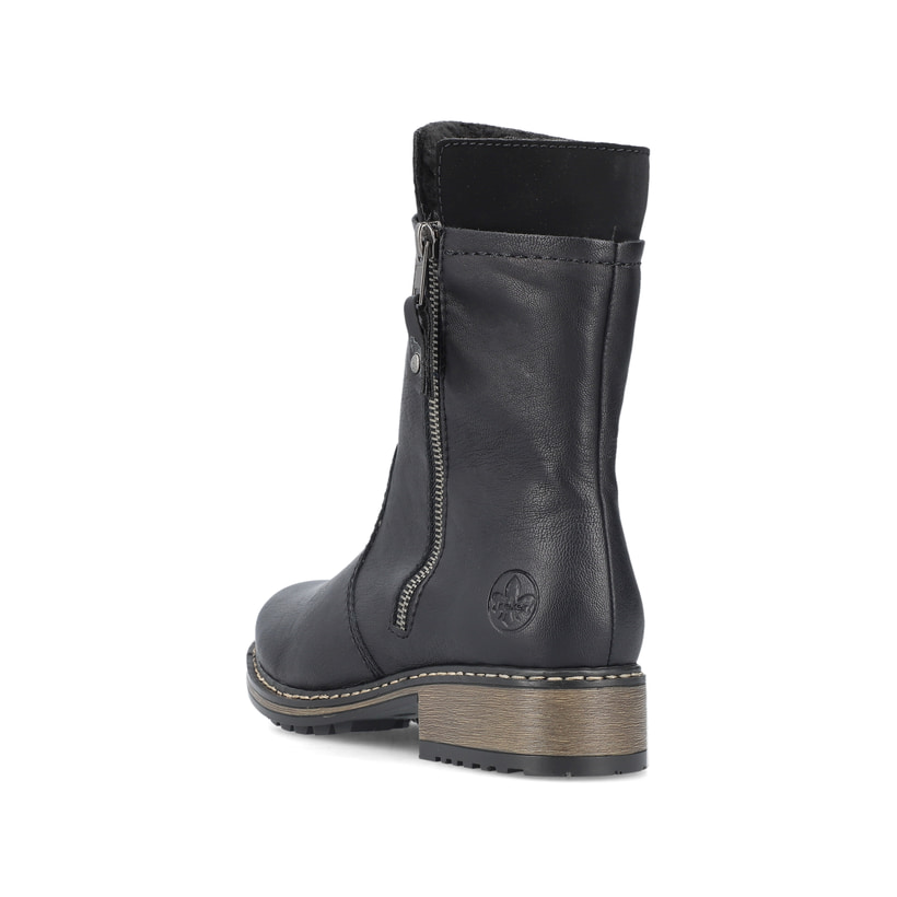 Rieker Artikelnummer Z6880-00 Rieker Damen Kurzstiefel Tiefschwarz