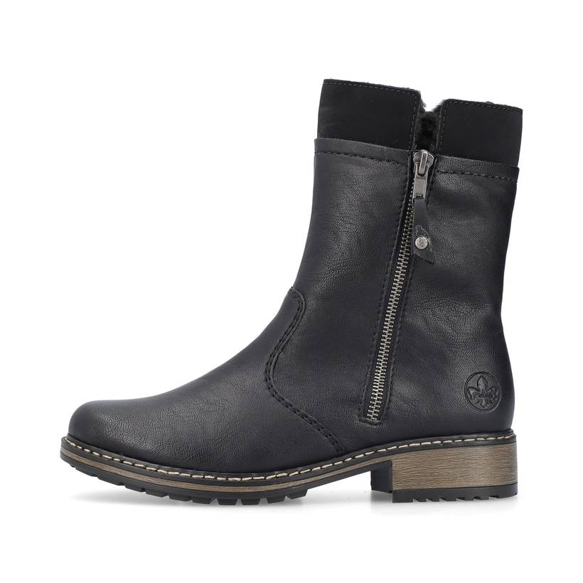Rieker Artikelnummer Z6880-00 Rieker Damen Kurzstiefel tiefschwarz