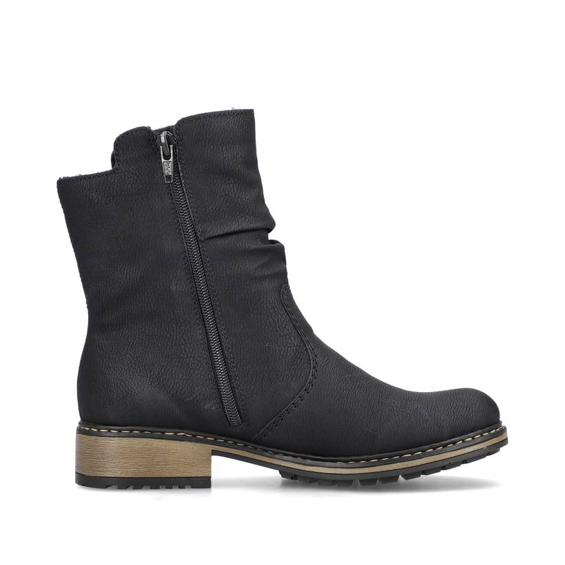 Rieker Artikelnummer Z6892-00 Rieker Damen Kurzstiefel Graphitschwarz