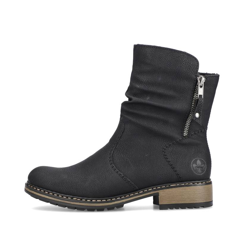 Rieker Artikelnummer Z6892-00 Rieker Damen Kurzstiefel graphitschwarz