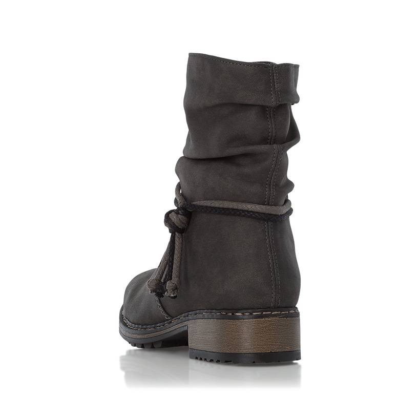 Rieker Artikelnummer Z6893-45 Rieker Damen Kurzstiefel Asphaltgrau