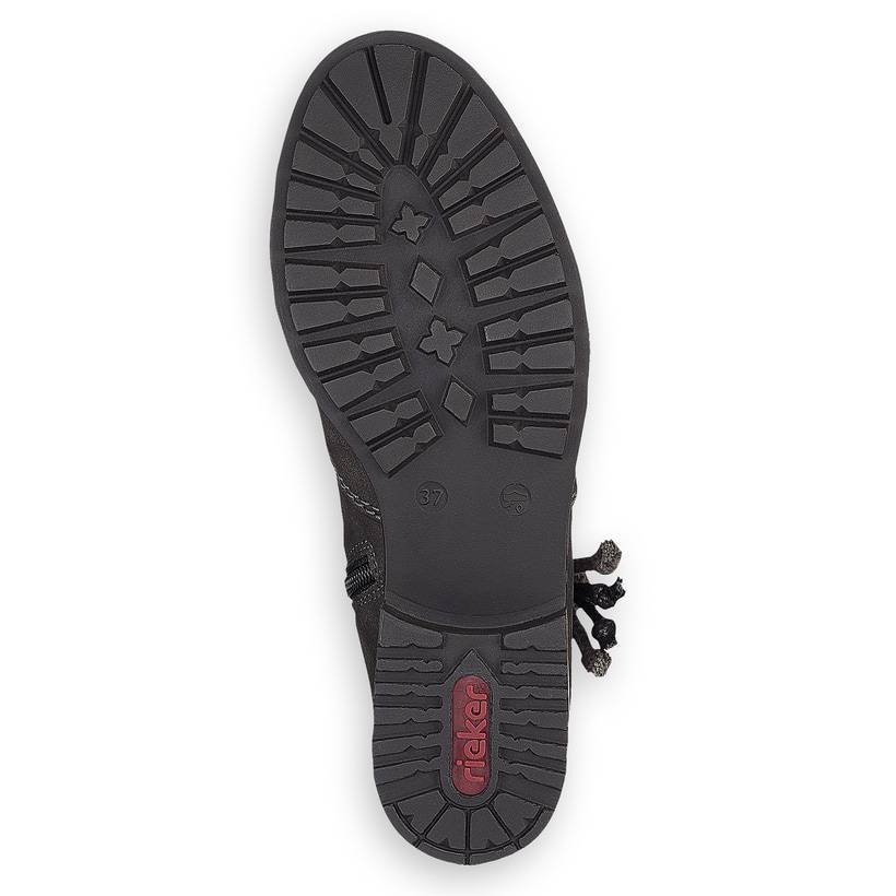 Rieker Artikelnummer Z6893-45 Rieker Damen Kurzstiefel Asphaltgrau