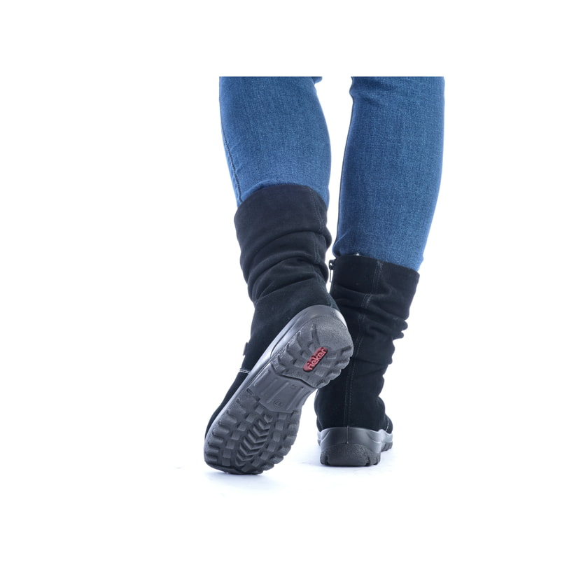 Rieker Artikelnummer Z7171-01 Rieker Damen Kurzstiefel Tiefschwarz